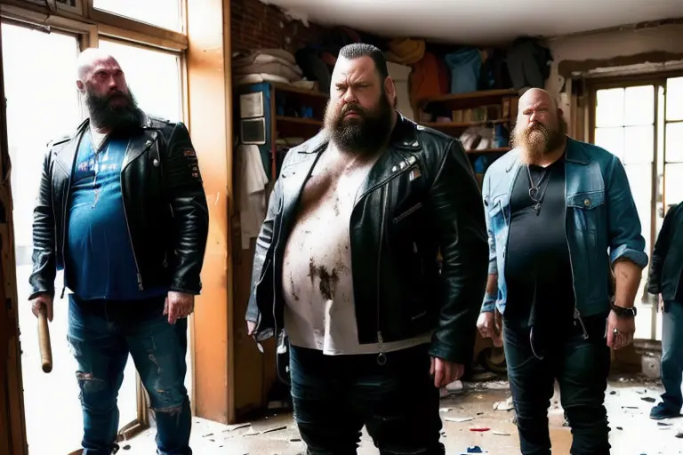 Inhabitants of the biker den